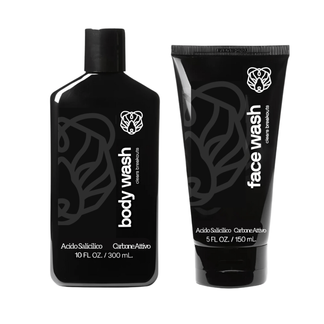 Baron Bear | Face Wash + Body Wash Bundle | Skincare uomo – BaronBear