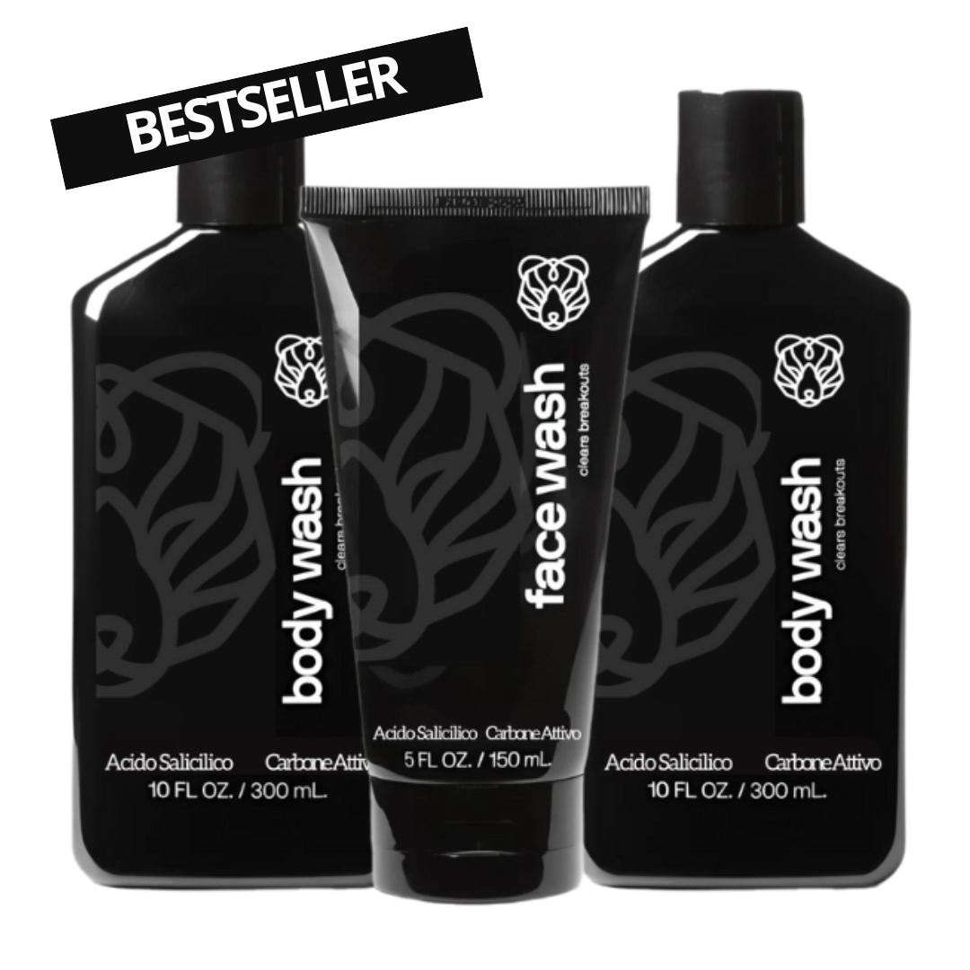 Clean Power Set | Anti-Pickel Behandlung für Männerhaut