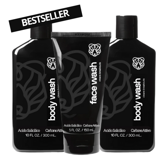 Clean Power Set | Anti-Pickel Behandlung für Männerhaut